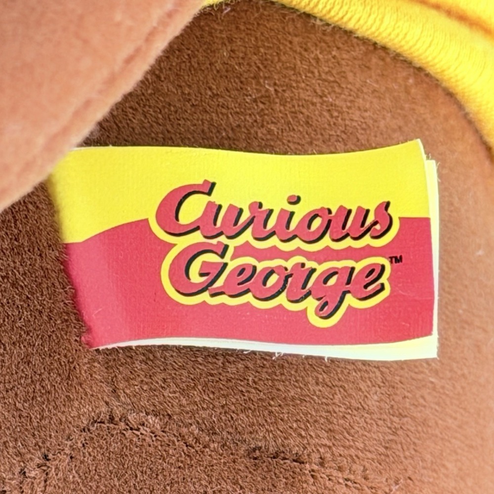 Curious George Birthday Plush Marvel 15" Hat 2005 Universal Rubber Face - Picture 10 of 13